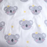Jerry Fabrics Siva bombažna otroška posteljnina za otroško posteljico 100x135 cm Koala "Sweet Dreams" – | Shoptok.si