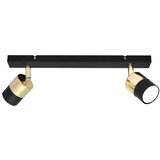  LED spot svetiljka TUBSSON 2xGU10/4,8W/230V crna/zlatna | Eponuda.com