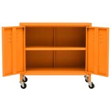 vidaXL Omara za shranjevanje oranžna 60x35x49 cm jeklo | Shoptok.si