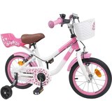  Otroško Kolo S Pomožnimi Kolesi 14 Palcev za 3-5 let - - roza - 11.1 - 104 x 51 x 73 cm - 2025- | Shoptok.si