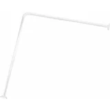 Tendance držač zavjese za kadu 0 X 80 X 80 Cm Aluminij Bijeli