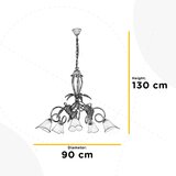 ONLI luster na lancu vanda 5xE14/6W/230V | Eponuda.com