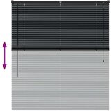  Zavjesa za prozor sa zavjesama Ostalo Crna 80 x 130 cm Aluminij | shoptok.hr