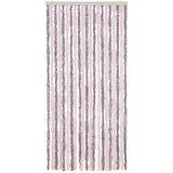  Zastor protiv muha srebrnosivi i ružičasti 90 x 220 cm šenil | shoptok.hr