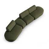 Milo Casa Zelena sedežna garnitura iz šenilje levi kot 428 cm Paolo – | Shoptok.si