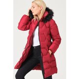 Dewberry Z6760 LADIES COAT-BURGUNDY Cijene