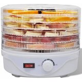 vidaXL Dehidrator hrane sa 6 složivih pladnjeva (okrugli) | shoptok.hr