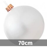  Ornamento novogodišnja velika kugla 70cm - bela Cene