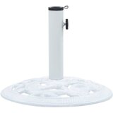 vidaXL Stojalo za senčnik belo 9 kg 40 cm lito železo, (20729319) | Shoptok.si