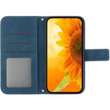 INORCO Usnjena torbica s stojalom denarnica za Google Pixel 8 Pro, ovitek za telefon z vtisnjenimi sončnicami in priročnim paščkom, (22035592) | Shoptok.si