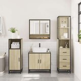 vidaXL 3-dijelni set kupaonskog namještaja boja hrasta sonome drveni | shoptok.hr