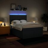  Krevet s oprugama i madracem plavi 160x200 cm od tkanine | shoptok.hr