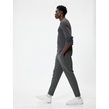 Koton Slim Fit Chino Trousers with Elastic Detail