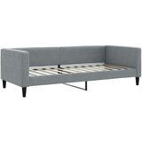  Dnevni krevet na razvlačenje svjetlosivi 90 x 200 cm od tkanine | shoptok.hr