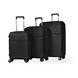 Hoffmanns 3-dijelni set kofera od polipropilena crna | shoptok.hr