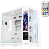  Kućište gaming RAMPAGE NOVA V2 9.16' LCD Display Hub Controller White 7x12cm ARGB Pwm Fan, 43467 Cijene