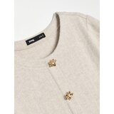Sinsay Bluza s ukrasnim gumbima s viskozom | shoptok.hr