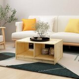 The Living Store Klubska mizica 75x50x33,5 cm trden les jelke - Klubska Mizica, (21573393) Cene