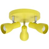 Candellux Lighting gorčično rumena stropna svetilka s kovinskim senčilom 29x29 cm picardo | Shoptok.si
