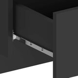  Stenske nočne omarice 2 kosa črne, (20729966) | Shoptok.si