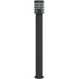  Zunanja talna svetilka z vtičnico črna 110 cm nerjaveče jeklo, (5000272896) | Shoptok.si