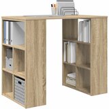  Stol s policom Sonoma hrast 90 x 50 x 75 cm Konstruirano drvo | shoptok.hr