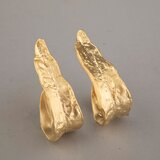  Skulpturalne polukarike, pozlata 14 k | shoptok.hr