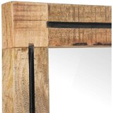  Ogledalo Zidne s ogledalom Smeđa i crna 70 x 50 x 3 cm Stakl | Eponuda.com