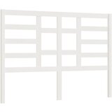 Maison Chic posteljno vzglavje - vzglavna omarica - nočna omarica belo 146x4x104 cm trdna borovina, (21705896) Cene