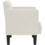 SOFA fotelja s naslonima za ruke krem boje 53 cm baršunasta | Shoptok.si