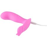 Sweet Smile SMILE G-Spot Panty - vibrator, ki ga je mogoče polniti, z radijskim nadzorom (roza) | Shoptok.si