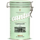 Greenomic Cantuccini - v kovinski škatli - Al Pistacchio