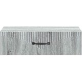 Stolna Stenska stranska miza Siva Sonoma 59 x 34,5 x 17 cm, (5000232364) | Shoptok.si