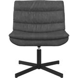  Stolica na kotačiće Crna 63 x 75 x 76 cm Antikni PU | Eponuda.ba