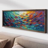 WALLXPERT LAC167-120 Multicolor Decorative Framed MDF Painting | Eponuda.com