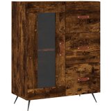 The Living Store Komoda dimljeni hrast 69,5x34x90 cm inženirski les - Komoda, (21503198) | Shoptok.si