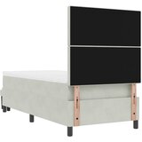  Krevet s opruga kutije Svjetlosiva 190 x 90 cm Baršun | shoptok.hr