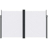  Zložljiva stranska tenda bela 200x1000 cm | Shoptok.si