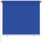 vidaXL Vanjska roleta za zamračivanje 160 x 140 cm plava HDPE | shoptok.hr