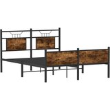  Okvir kreveta bez madraca boja hrasta 150 x 200 cm drveni | shoptok.hr