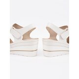 GOODIN White comfortable wedge sandals | shoptok.hr