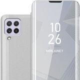  Ohišje, združljiv s Samsungom v Agate Silver - Clear View Zrcalo Zaščitni pokrov s funkcijo stojala 360 stopinj zaščita, (20603098) | Shoptok.si