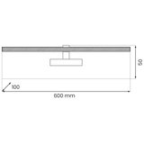  LED lampa za slike PRADO LED/11W/230V, bela | Eponuda.com