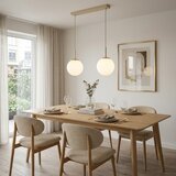 Brilagi Luster na sajli MILO 2xE27/60W/230V bež/zlatna | Eponuda.com