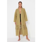 Trendyol Kimono & Caftan - Green - Regular fit Cene