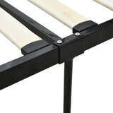  Okvir za krevet s nadstrešnicom crni metalni 140 x 200 cm | Eponuda.com