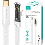 Usams USB-C KABEL ZA LIGHTNING 20W PD HITRO POLNJENJE 1.2M ZA IPHONE BEL, (21980378) | Shoptok.si