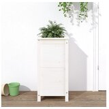 vidaXL Sadilica bijela 40 x 40 x 78 cm od masivne borovine | shoptok.hr