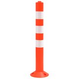  Stupovi za kontrolu prometa s lancem 4 kom 75 cm PE Slike