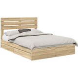  s od storage Sonoma hrast 160 x 200 cm Konstruirano drvo | shoptok.hr